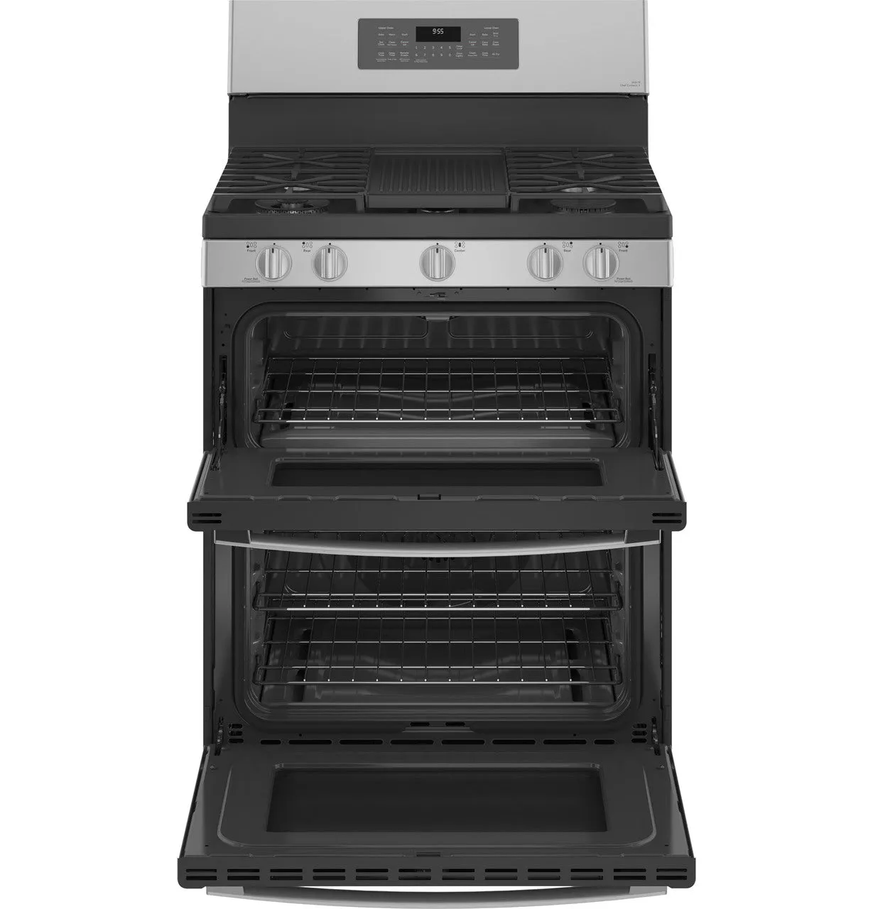 GE Profile 30" Free standing Gas Range Double Oven - Stainless - PCGB965YPFS