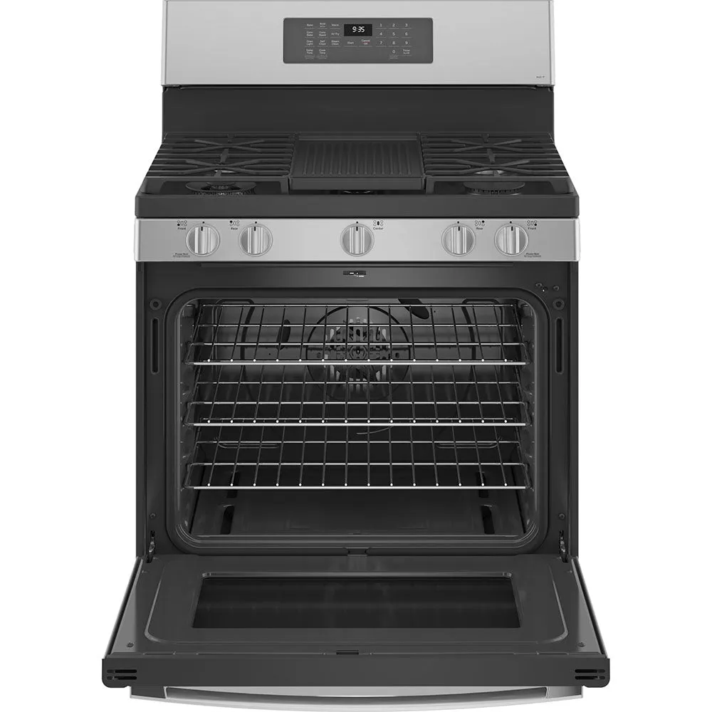 GE Profile 30" Free standing Gas Range - Stainless - PCGB935YPFS