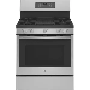 GE Profile 30" Free standing Gas Range - Stainless - PCGB935YPFS