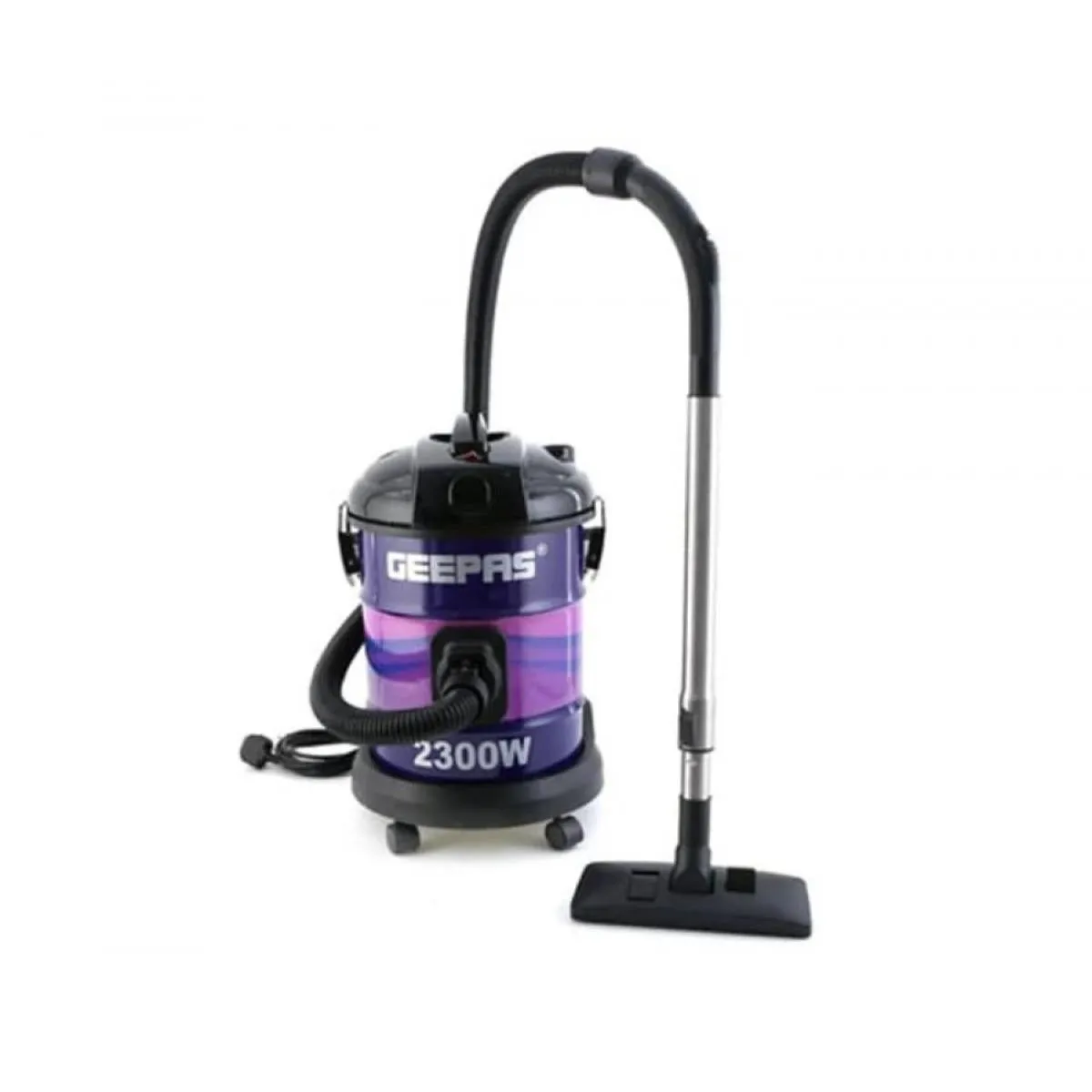 Geepas Drum Vacuum Cleaner, 2300Watts, 25Lit