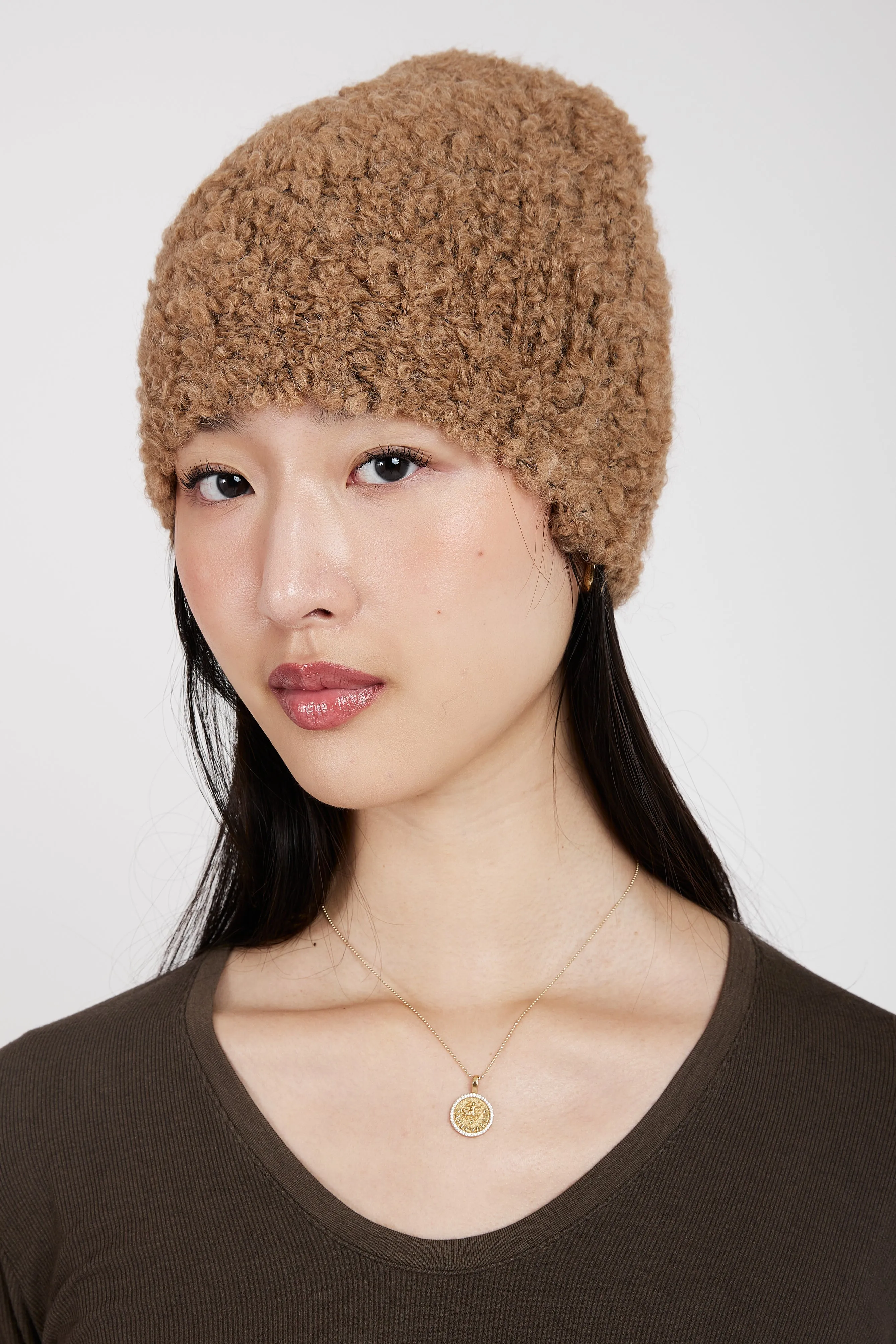 Boucl Hat In Camel Dont Miss Out!
