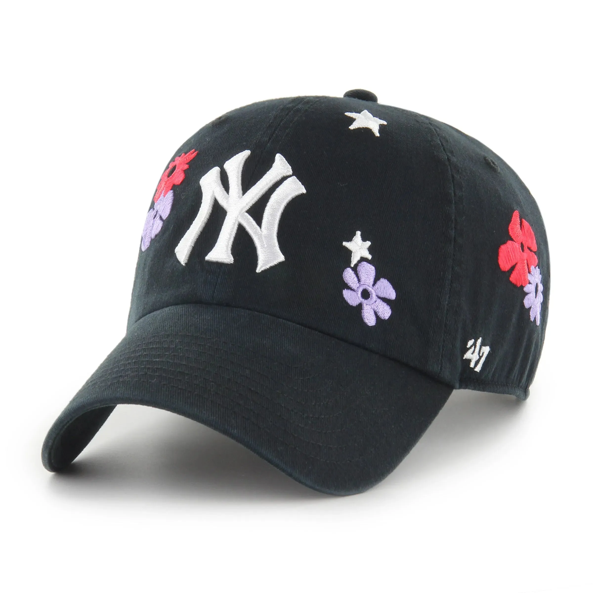 Mlb New York Yankees Flora 47 Clean Up Black Cap Big Clearance Event Shop Now & Save