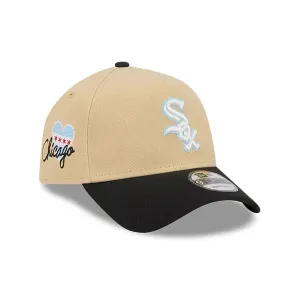Hot Price Drop New Era 9Forty A-Frame Mlb Chicago White Sox Two Tone / Black Uv Snapback Cap