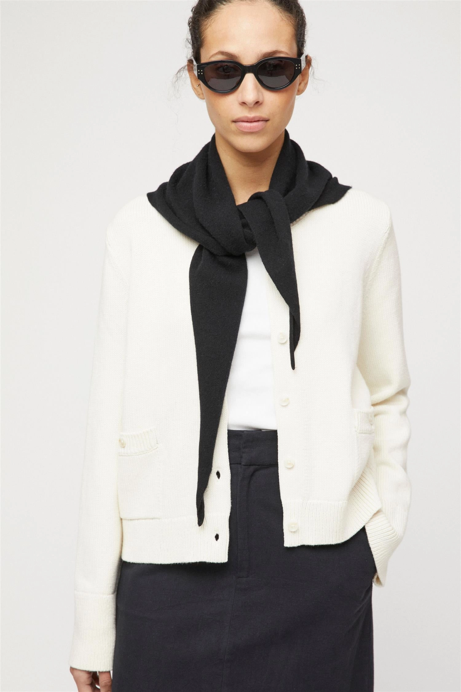 Momento Scarf Jet Black Gift Ideas Galore Trending Offer Today