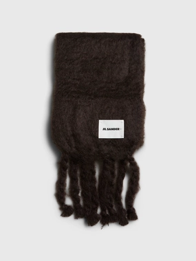 Sweet Deal Inside Grab Your Deal Today Wool Blend Scarf In Dark Brown