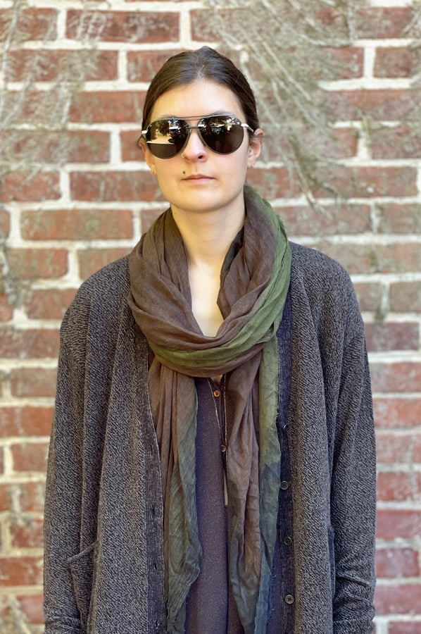 Giulia Scarf - Marrone / Verde Online Exclusive Steal