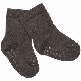 Gobabygo Chocolate Non-Slip Socks In Terry Cotton Dont Miss This Steal