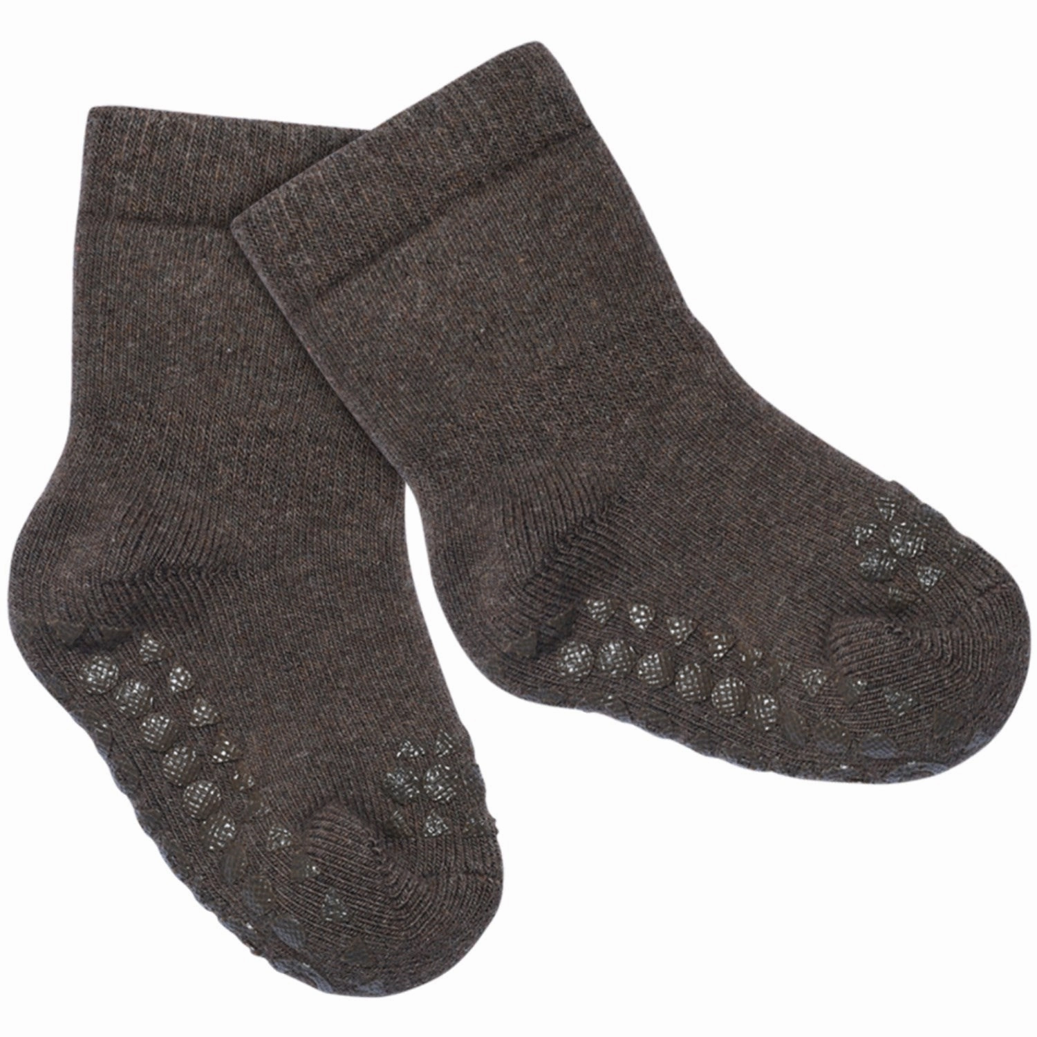 Gobabygo Chocolate Non-Slip Socks In Terry Cotton Dont Miss This Steal