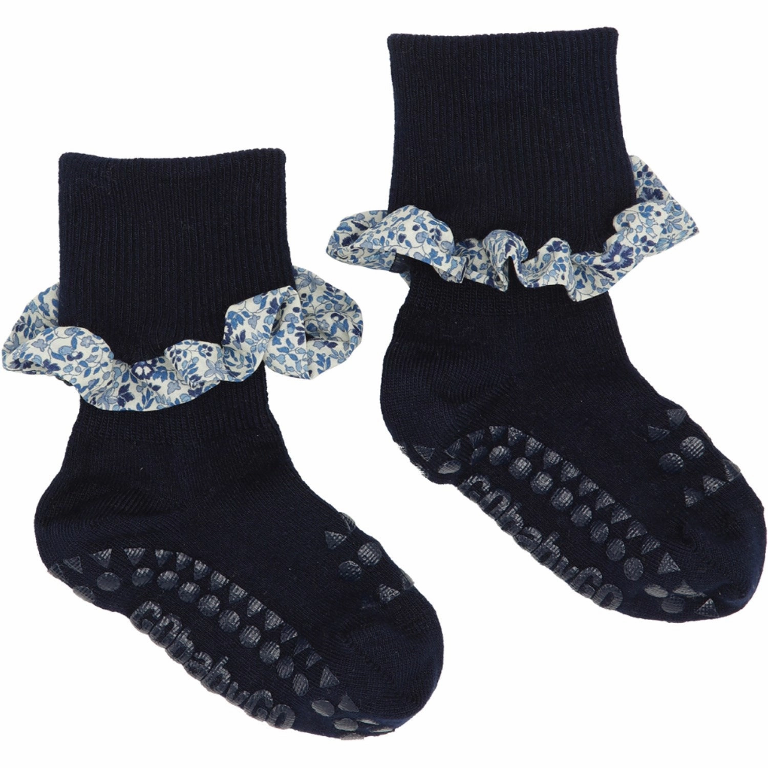 Gobabygo Dark Blue / Katie And Millie Blue Non-Slip Socks Bamboo / Liberty Special Deals Online Flash Deal Today