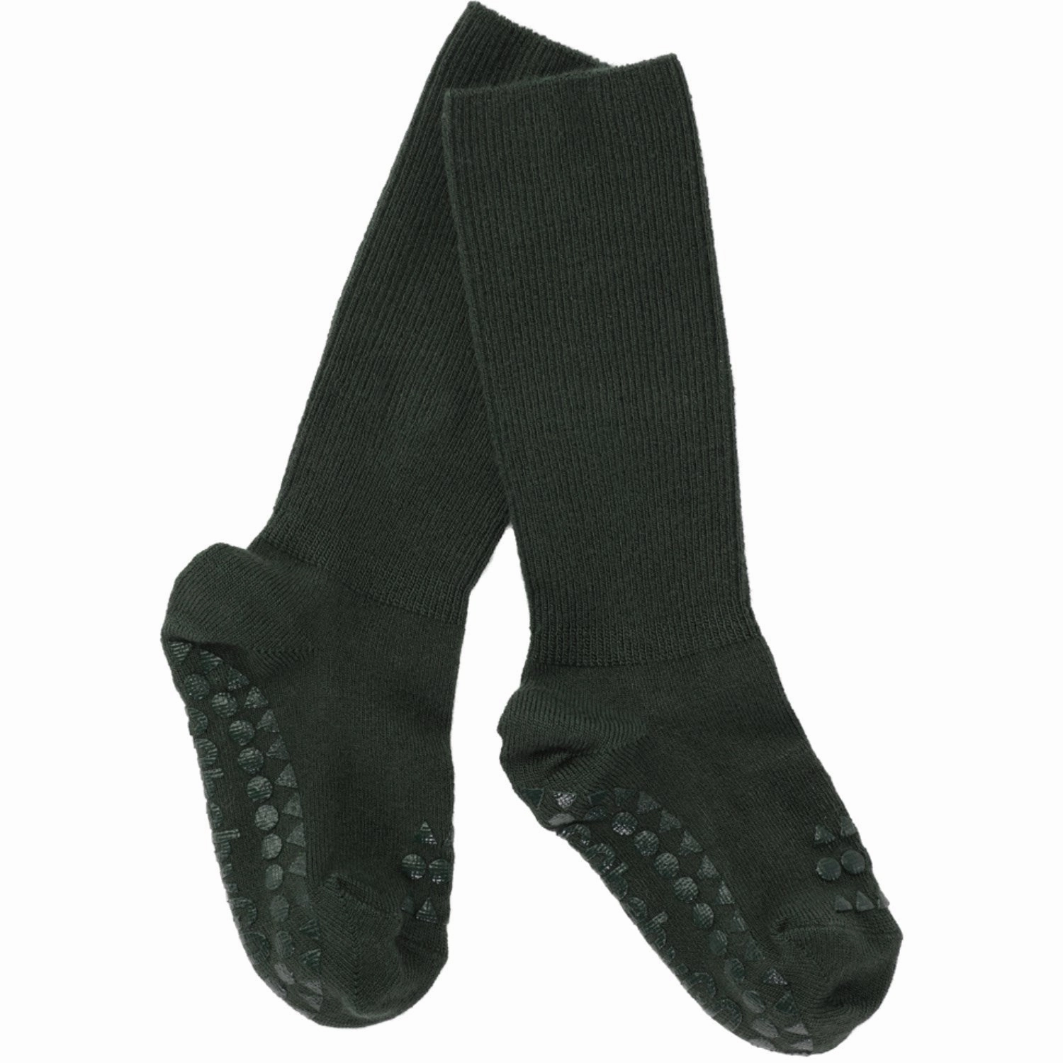Todays Steal Gobabygo Forest Green Non-Slip Socks Bamboo