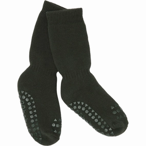 Gobabygo Forest Green Non-Slip Socks Organic Terry Cotton Shop Now & Save Trending Now Discount