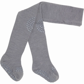 Flash Deal Today Dont Miss These Savings Gobabygo Grey Melange Crawling Tights Merino Wool