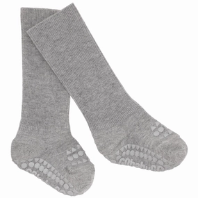Gobabygo Grey Melange Non-Slip Socks Bamboo Todays Steal Shop the Savings