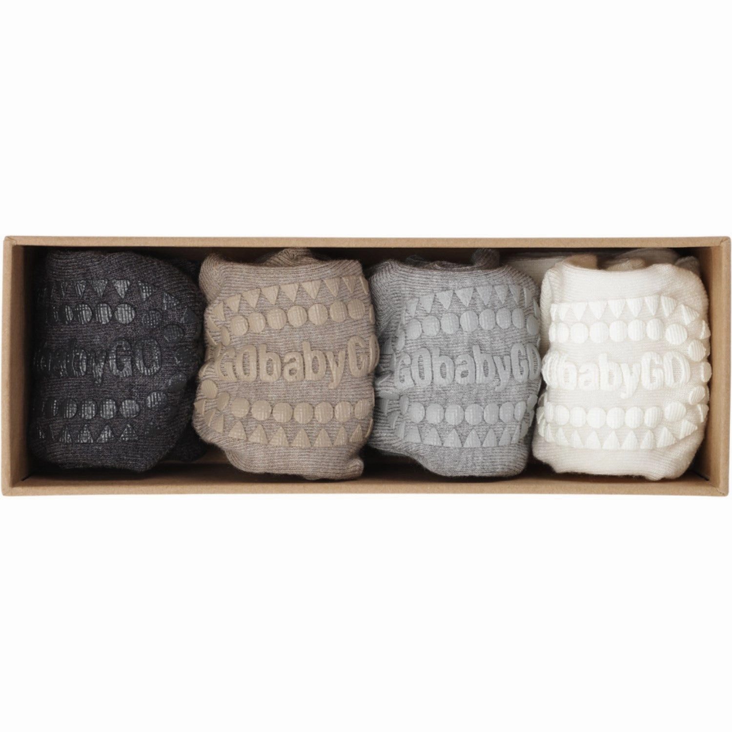 Hot Offer Ending Soon Gobabygo Grey/Sand/Off-White/Grey Combo Box Bamboo