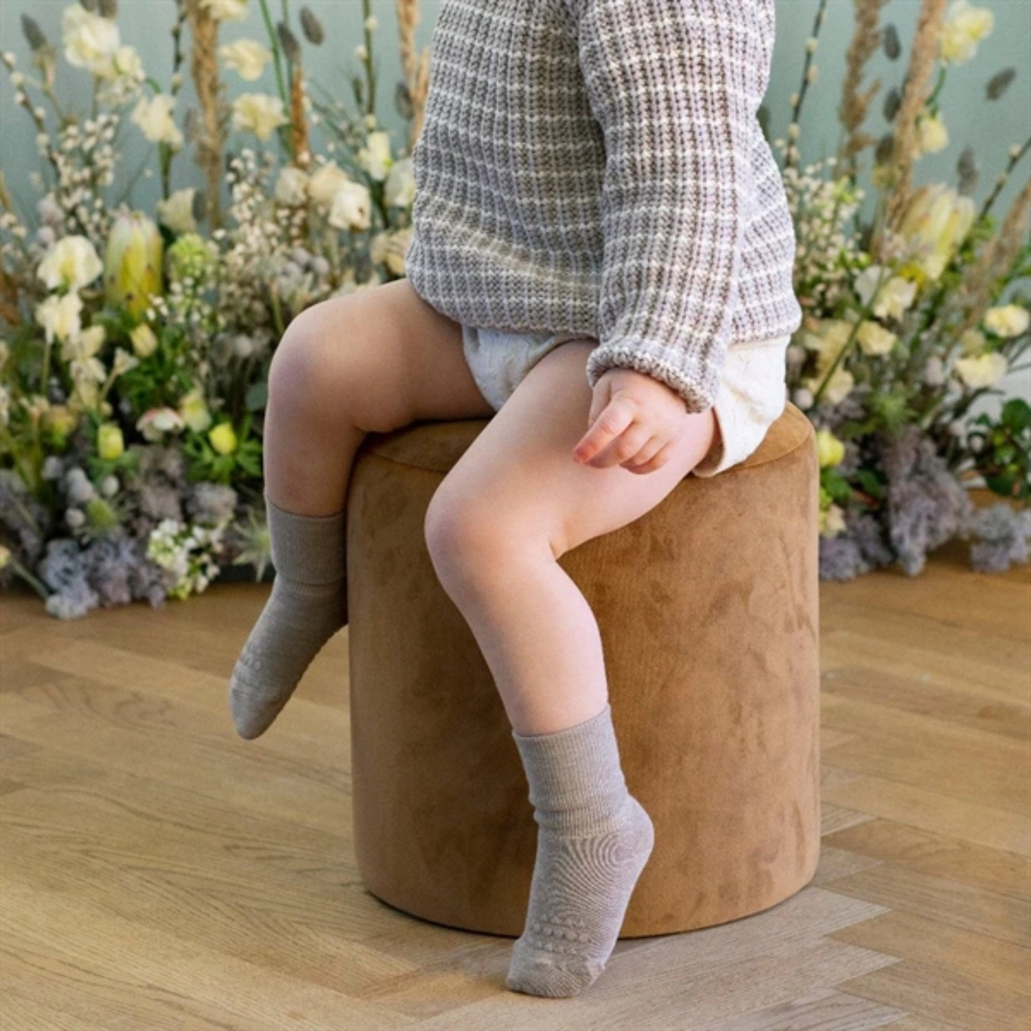 Mega Savings Now Best Price Today Gobabygo Sand Non-Slip Socks In Merino Wool