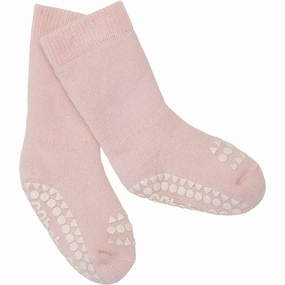 Gobabygo Soft Pink Non-Slip Socks Organic Terry Cotton Save Big Today