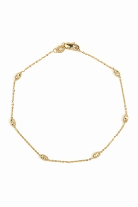 Dont Miss Big Savings Flash Discount Today Gold Bead Chain Bracelet