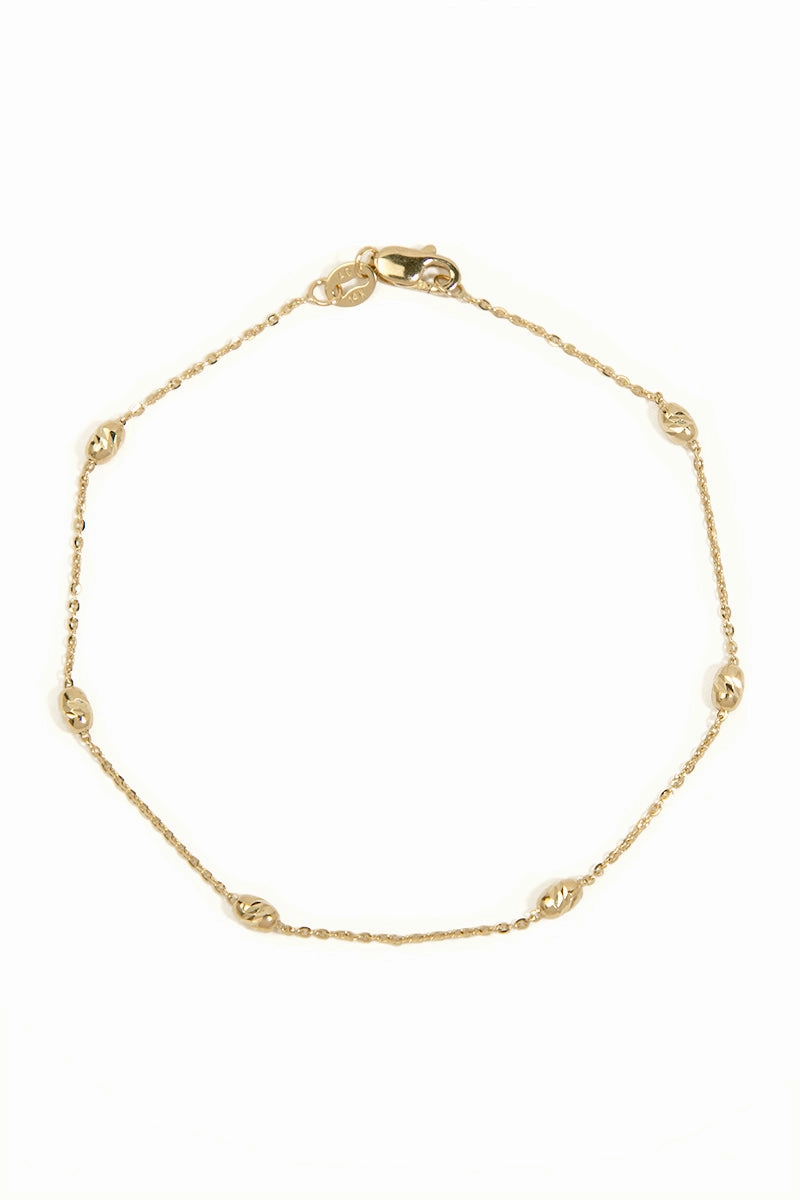 Dont Miss Big Savings Flash Discount Today Gold Bead Chain Bracelet