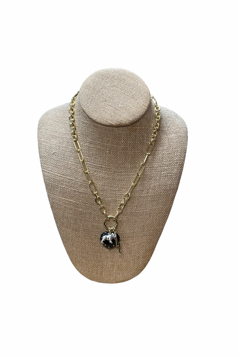 Gold Filled Mixed Chunky Chain-Type2 W/Bulldog Best Price Today Hot Clearance Now