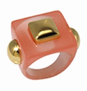 Hot Offer Ending Soon Big Savings Today Gold Lobster Tri-Bubble Square Ring