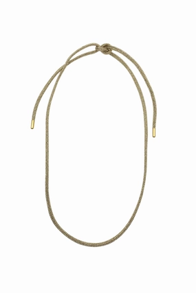 Hot Discount Deal Gold Lurex Necklace Cord