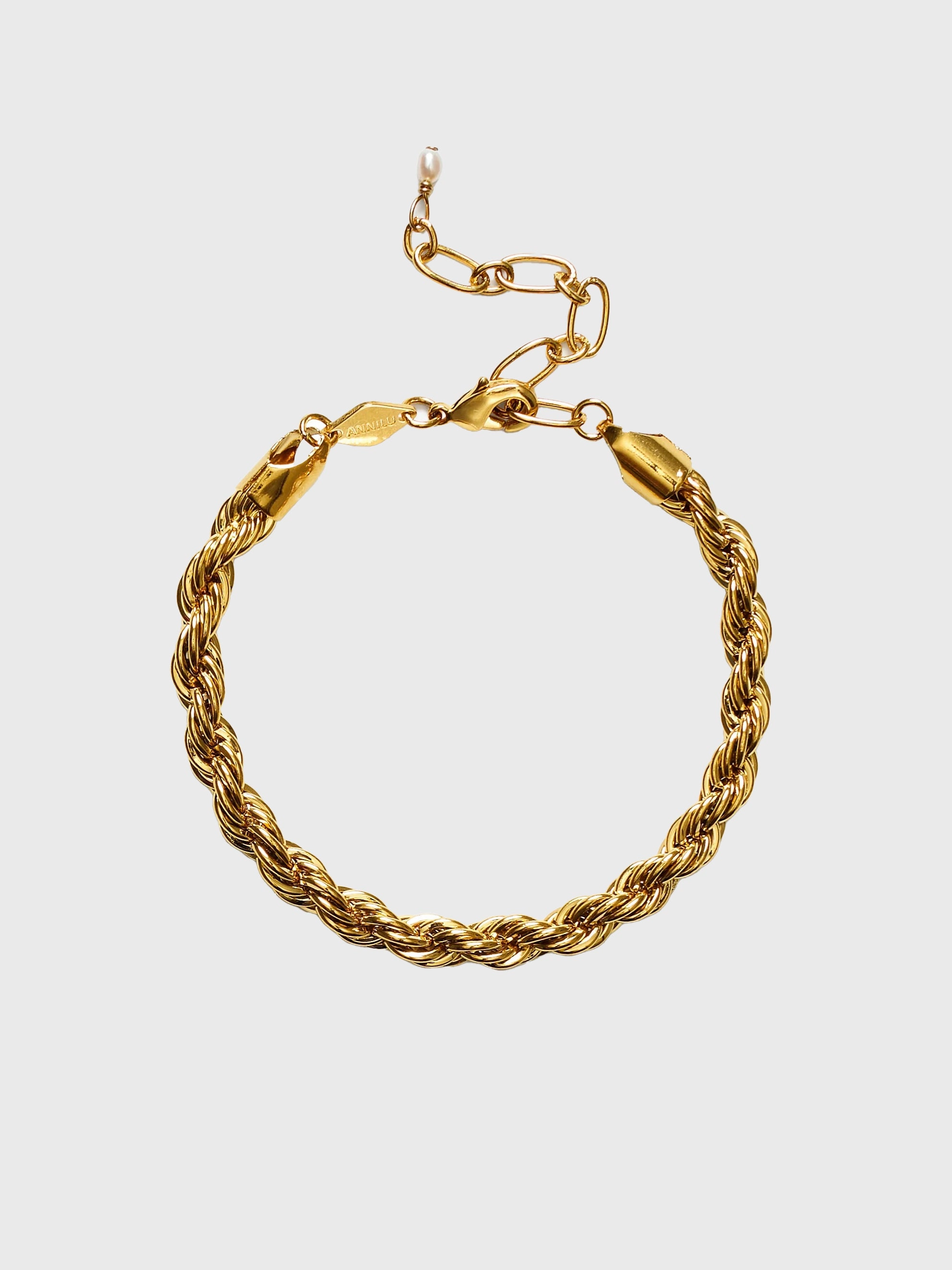 Golden Rope Bracelet In Gold Surprise Discount Today