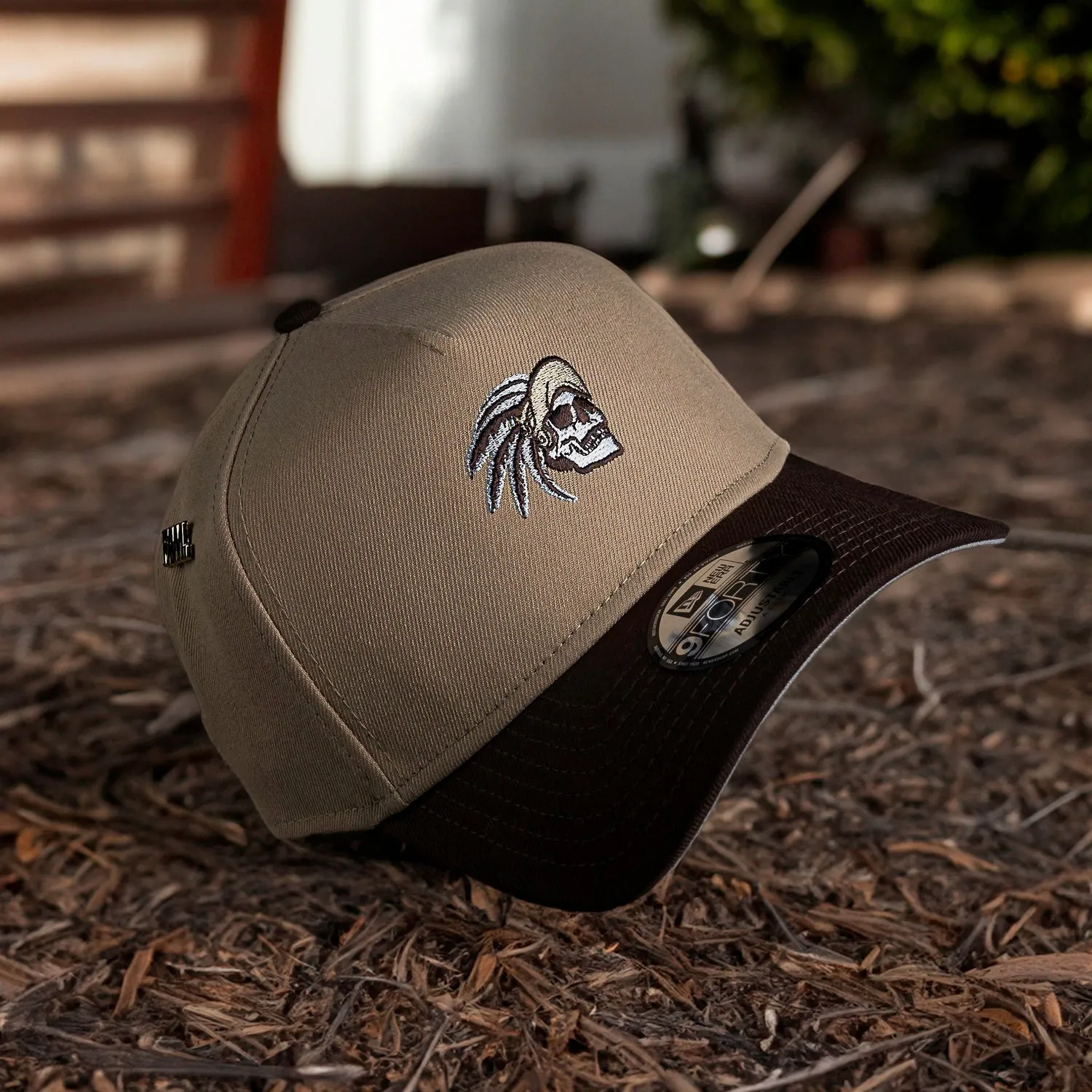 Aztec Skull Camel Grey Uv / New Era 9Forty A-Frame Price Drop Frenzy Special Occasion Discount