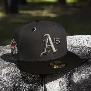 Clearance Blowout Weekend Specials Oakland Athletics Mlb Graphite Gray Uv / New Era 59Fifty Fitted Cap