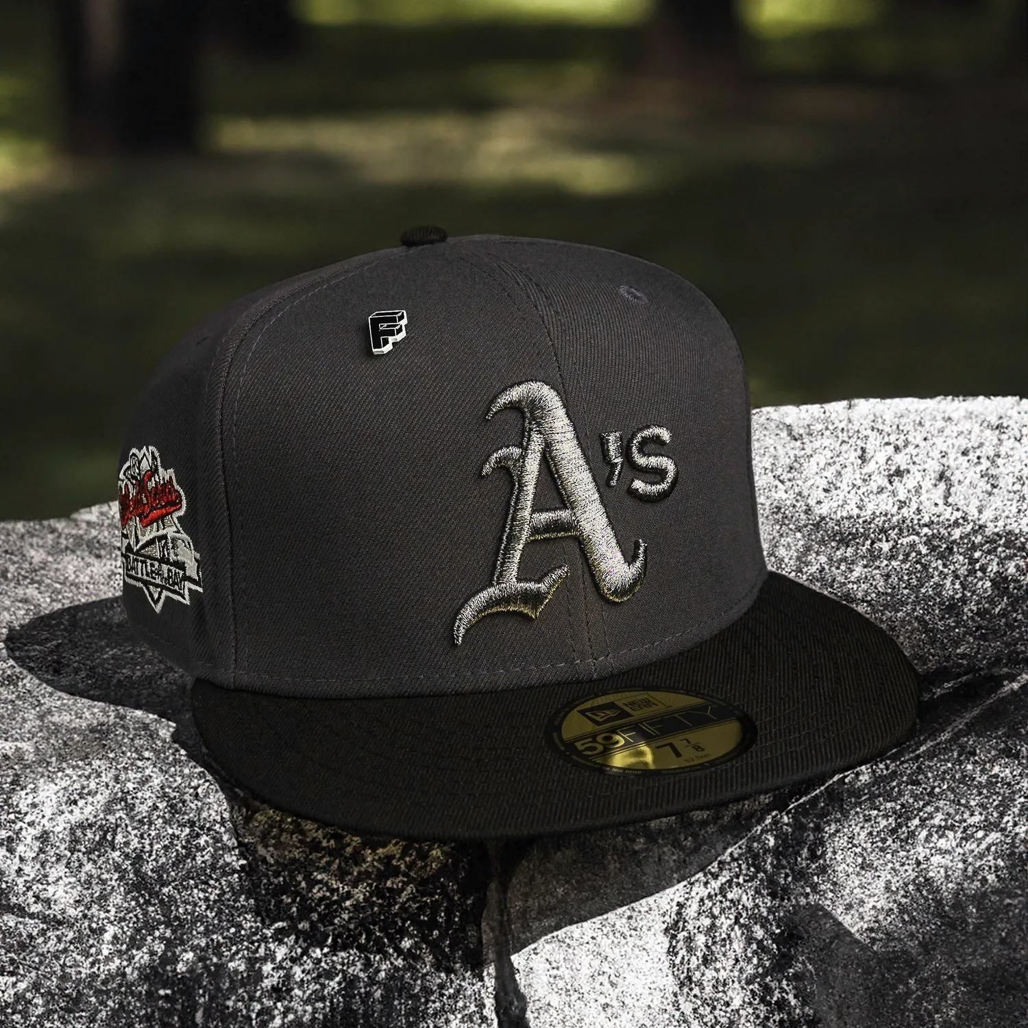 Clearance Blowout Weekend Specials Oakland Athletics Mlb Graphite Gray Uv / New Era 59Fifty Fitted Cap