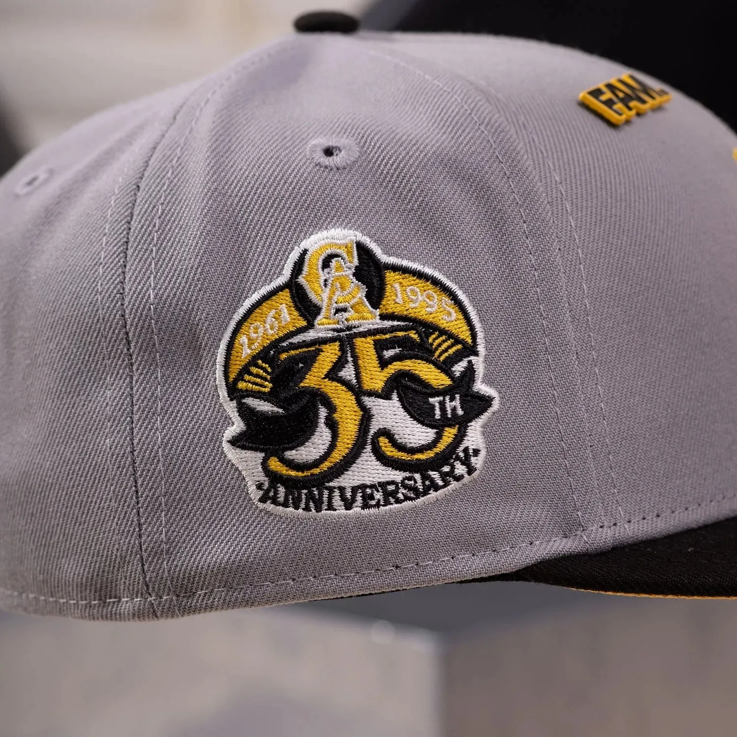 Save More Now La Angels Cap Grey 35Th Patch / New Era 59Fifty Fitted