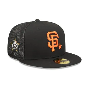 New Era 59Fifty Mlb San Francisco Giants All Star Game 2022 Black / Tropic Grey Uv Fitted Trucker Cap Gift-Worthy Sale