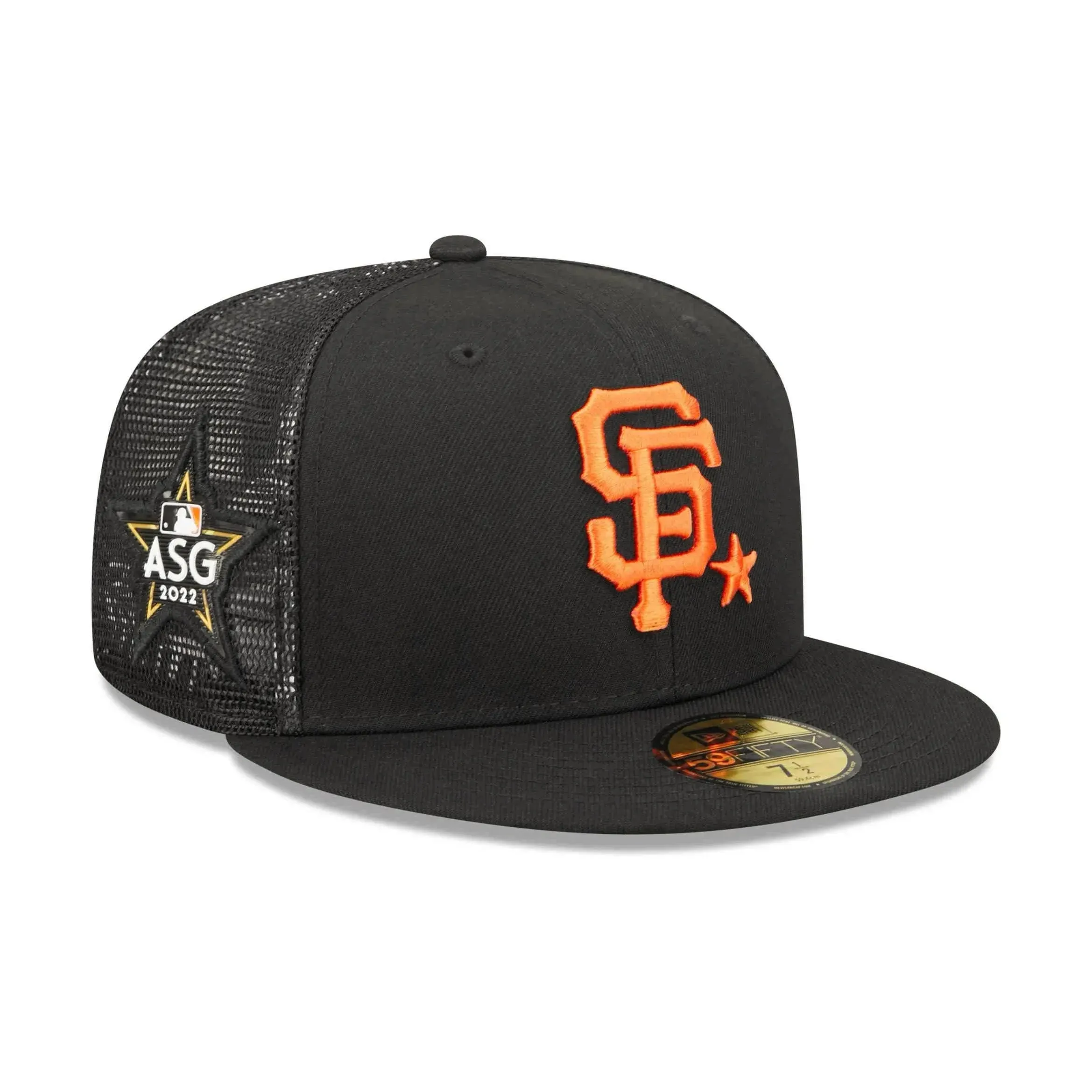New Era 59Fifty Mlb San Francisco Giants All Star Game 2022 Black / Tropic Grey Uv Fitted Trucker Cap Gift-Worthy Sale