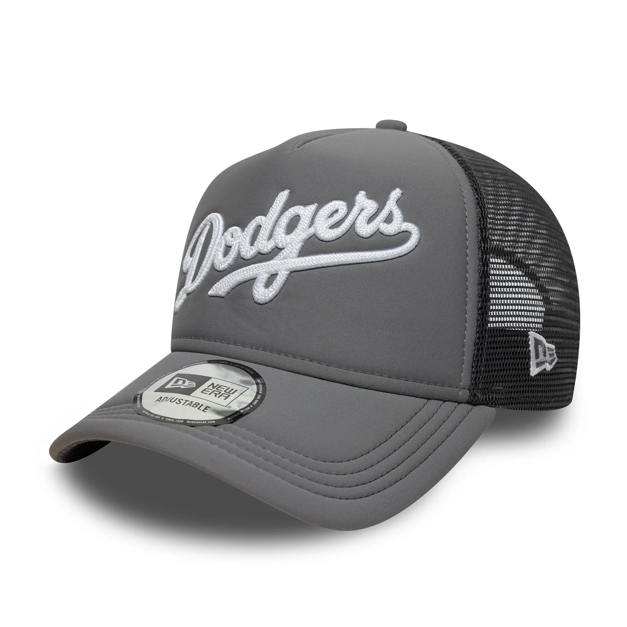 Los Angeles Dodgers Mlb Grey Black Uv / New Era A-Frame Trucker Save Today Event
