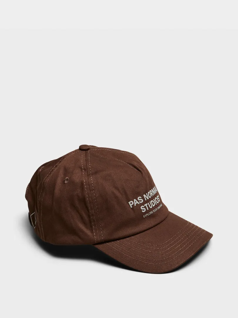 Hot Item Clearance Flash Pick Today Off-Race Cotton Cap In Light Brown