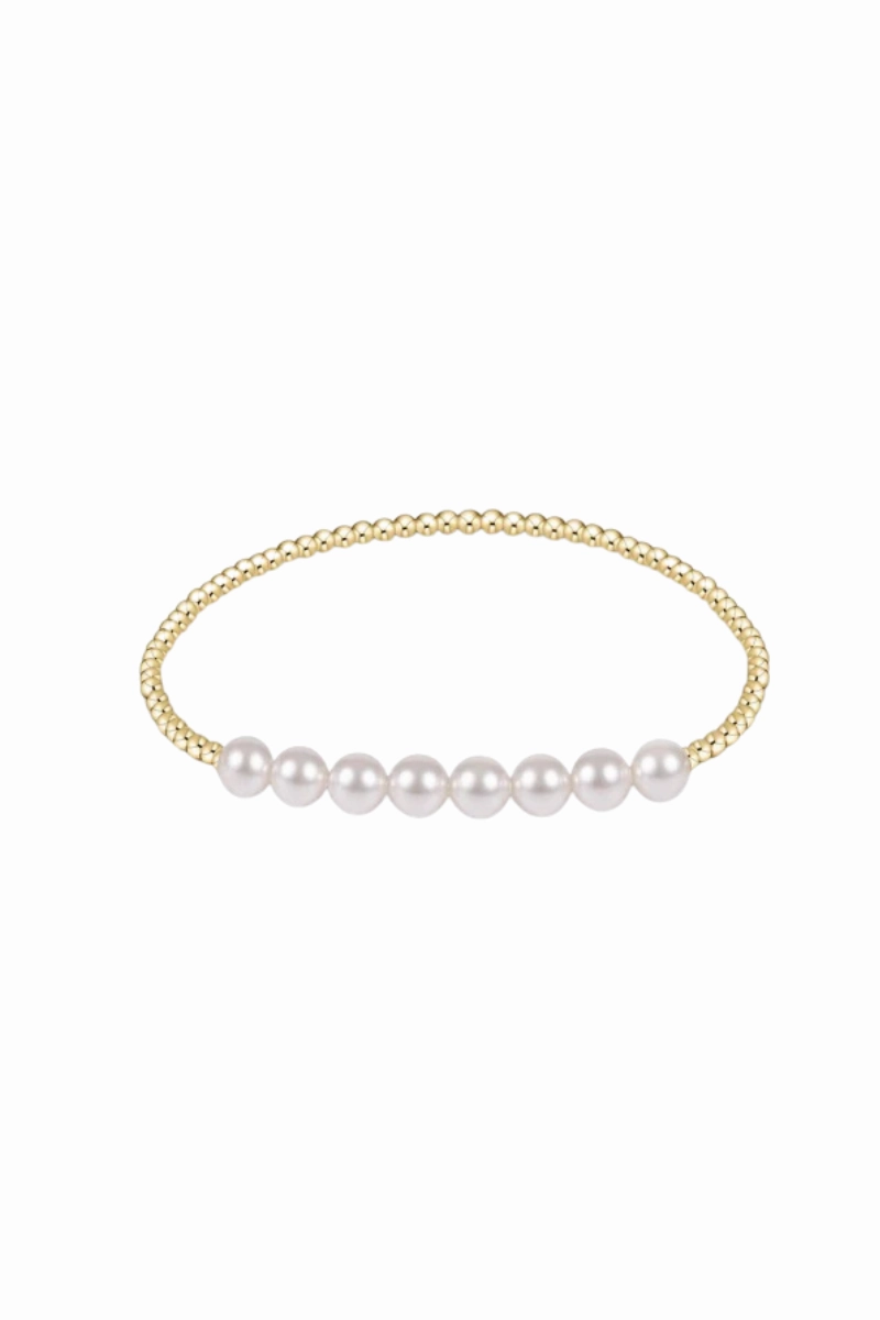 Flash Sale Alert Classic Gold Beaded Bliss 2.5Mm Bead Bracelet - 5Mm Pearl
