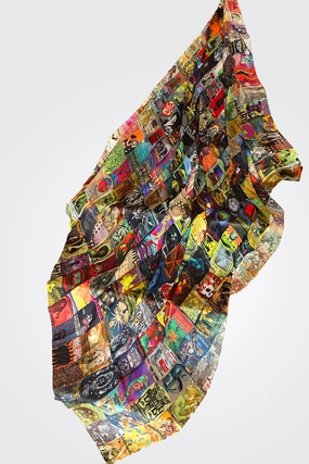 Flash Sale Alert Big Savings Alert Large Scarf - Poster Print