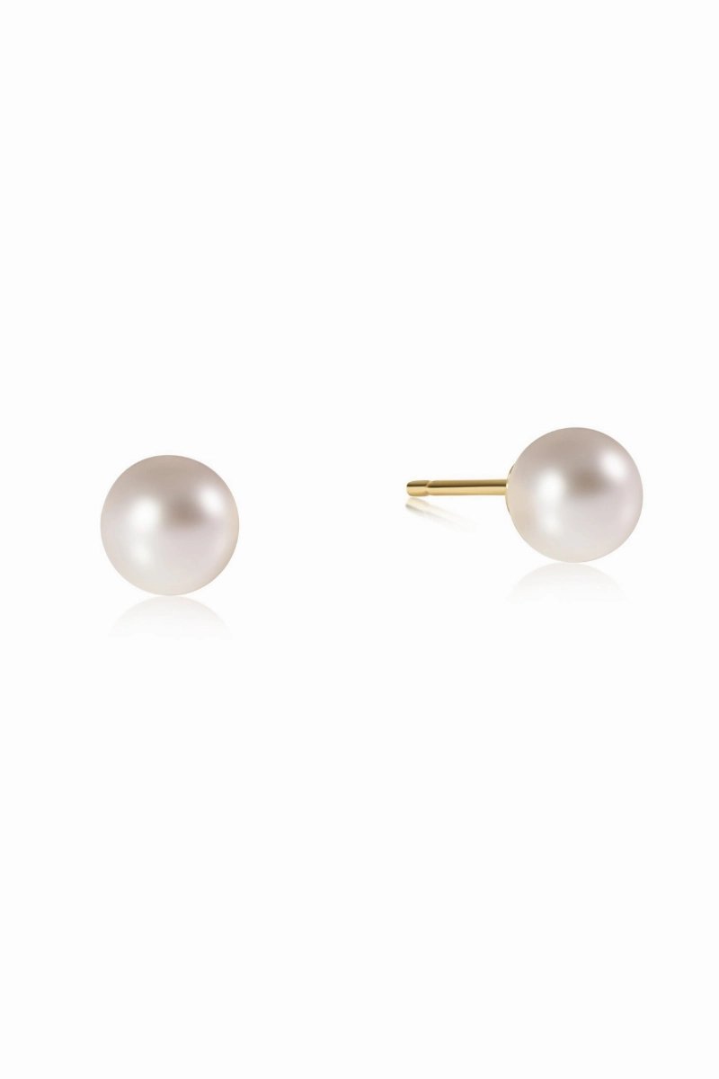 Hot Sale Today Shop Smart Deals Classic 6Mm Ball Stud Pearl