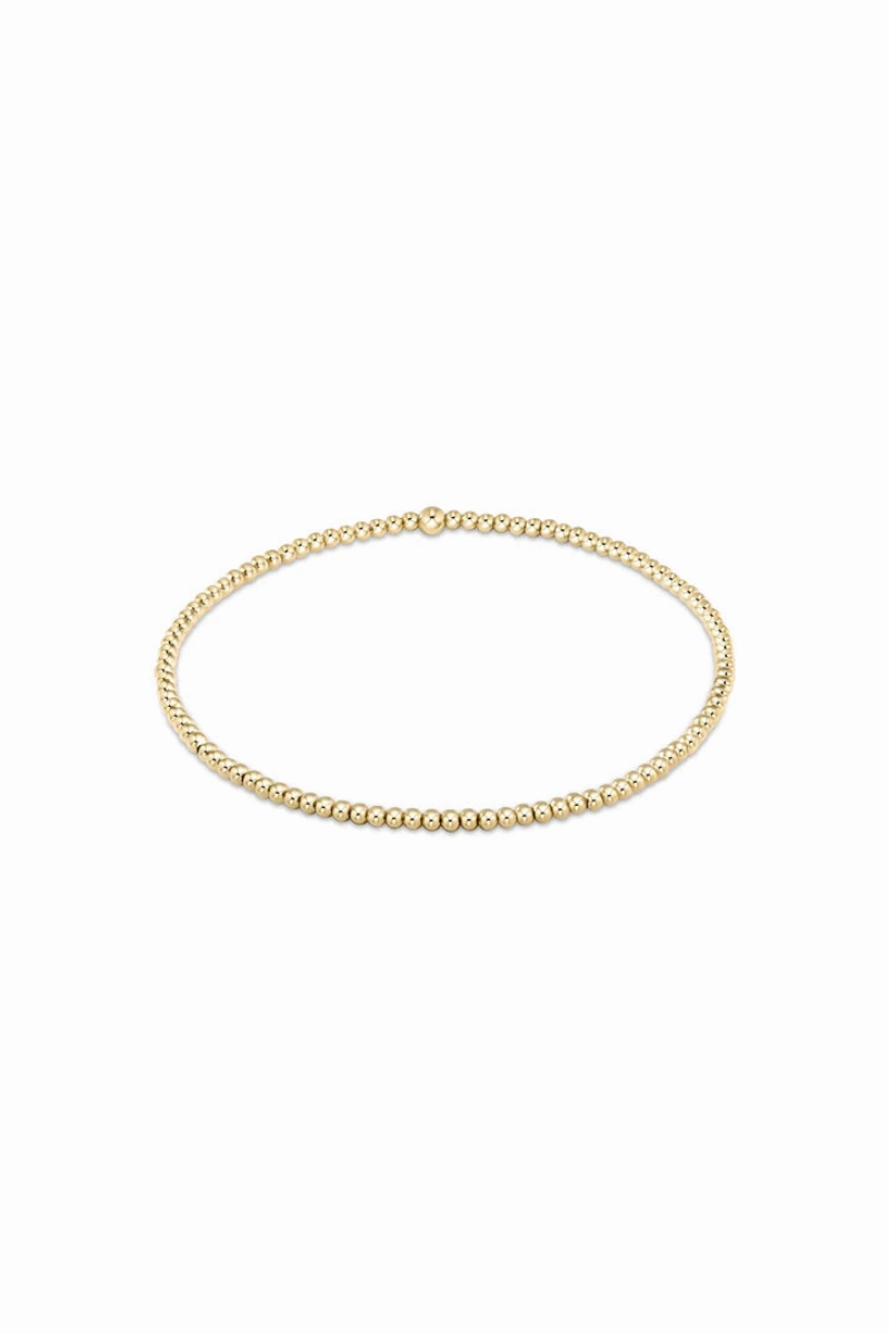 Hot Pick Online Gift Sale Event Egirl Classic Gold 2Mm Bead Bracelet