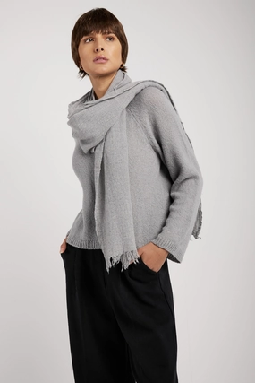 Exclusive Holiday Deal Cashmere Scarf In Heather Grey