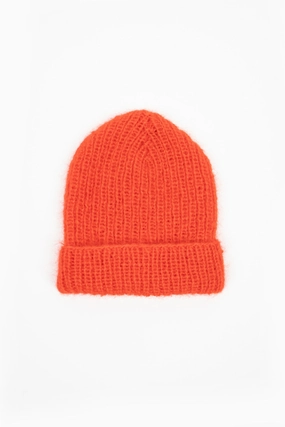 Sweet Deal Today Online Exclusive Savings English Coast Hand Knitted Beanie Orange Red