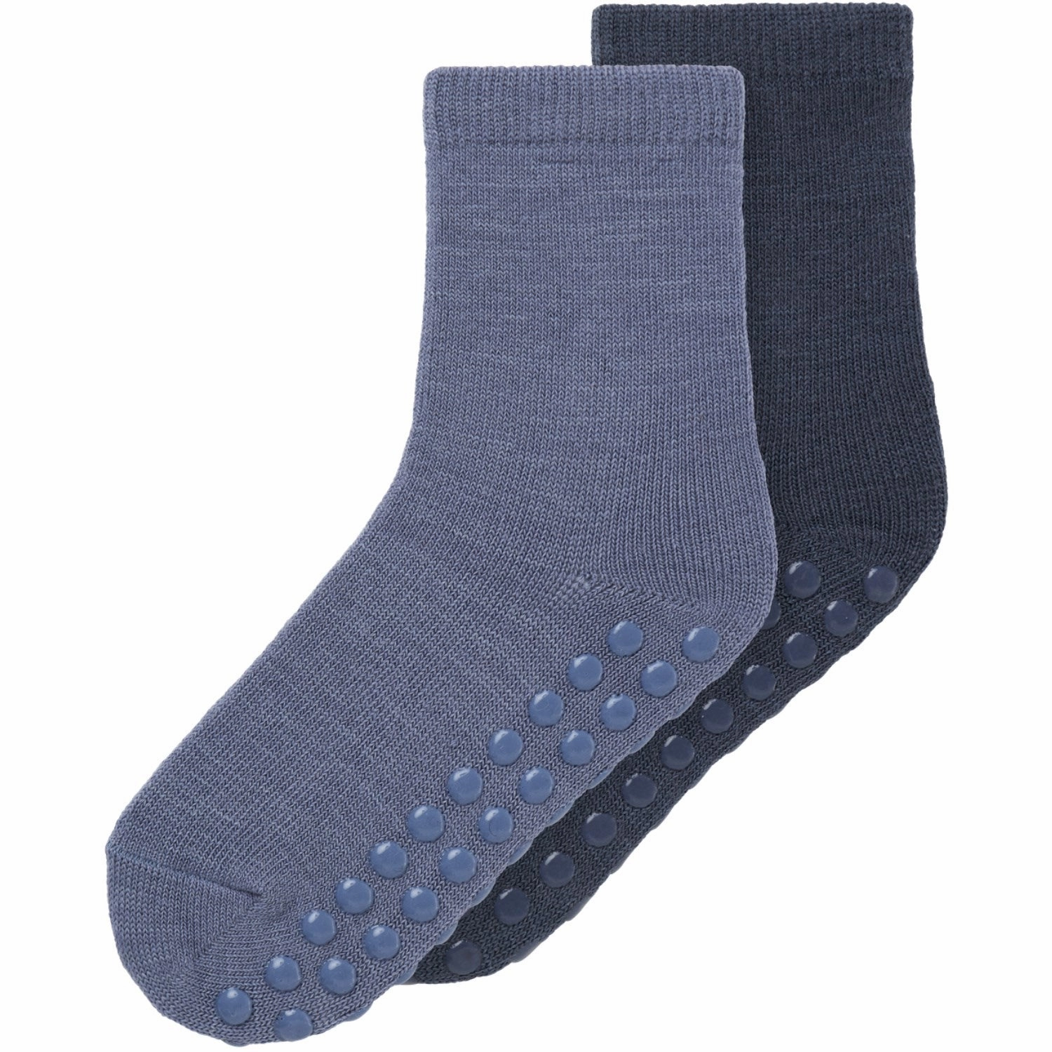Name It Folkstone Gray Nmmwak Wo/Bl 2P Socks W/Non Skid Instant Discount Weekend Specials