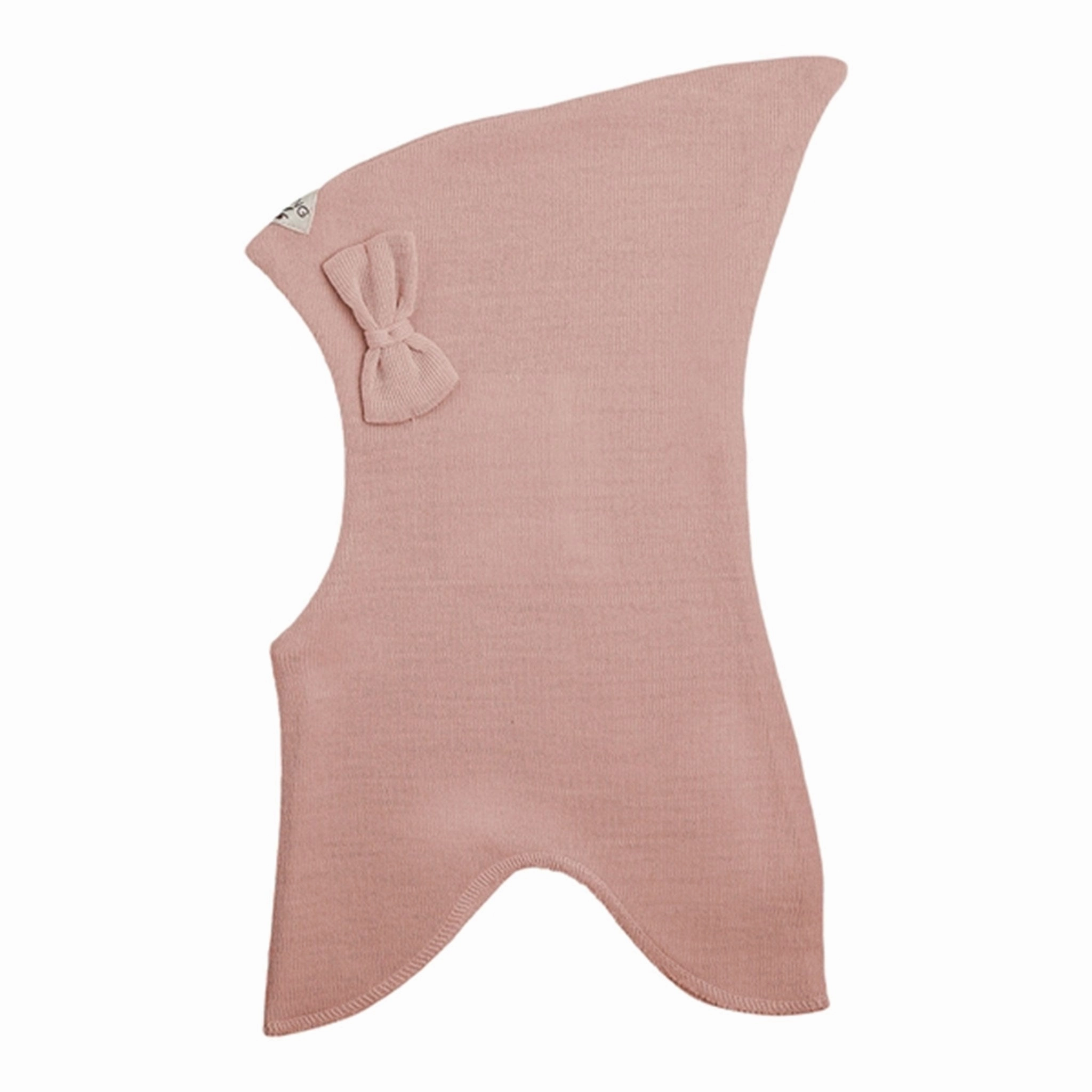 Racing Kids Top Balaclava Wool/Cotton W. Bow 3-Layered Dusty Rose Todays Special Picks Price Drop Today