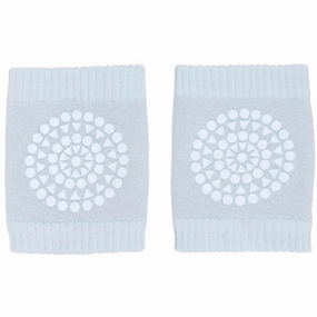 Limited Stock Deals Gobabygo Sky Blue Crawling Knee Pads Organic Terry Cotton