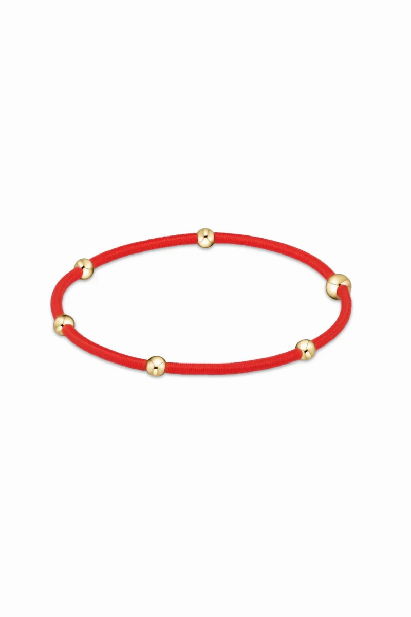 "E"Ssentials Red Hair Tie Price Drop Alert Must-Have Deal