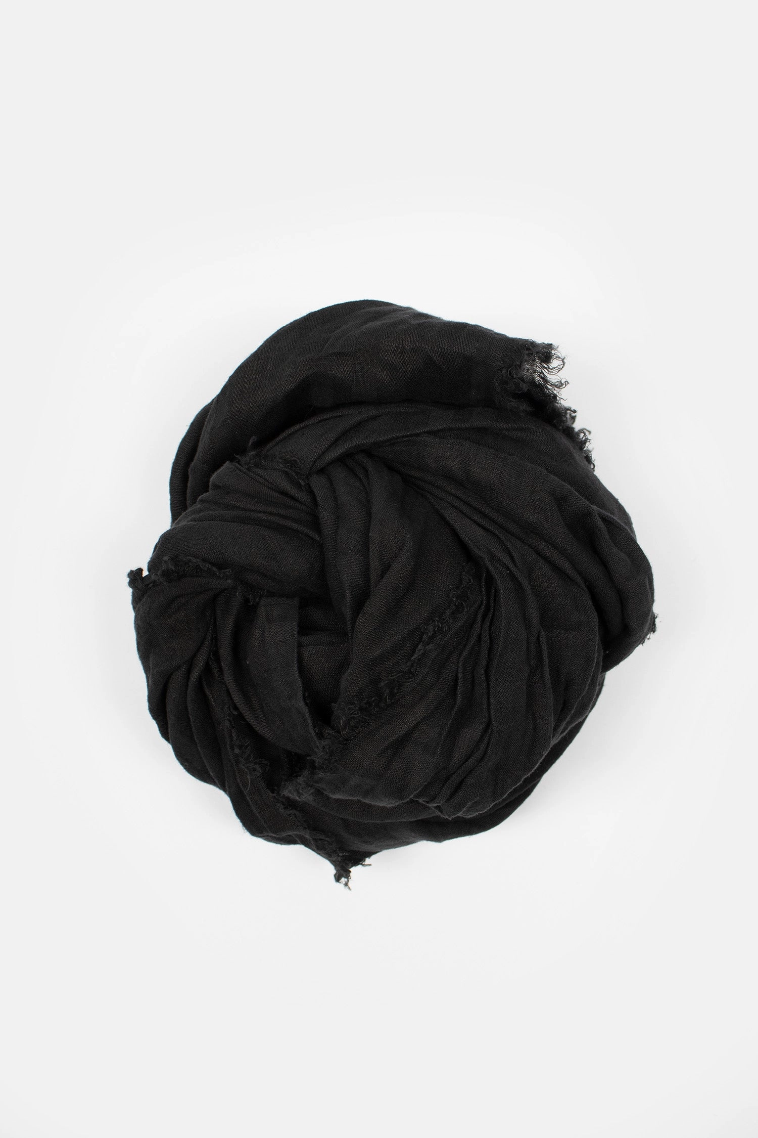 Square Linen Scarf Seltstripe Black Todays Hot Pick