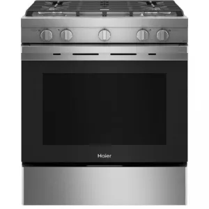 Haier 30" Slide-In Gas Range - Stainless - QCGSS740RNSS