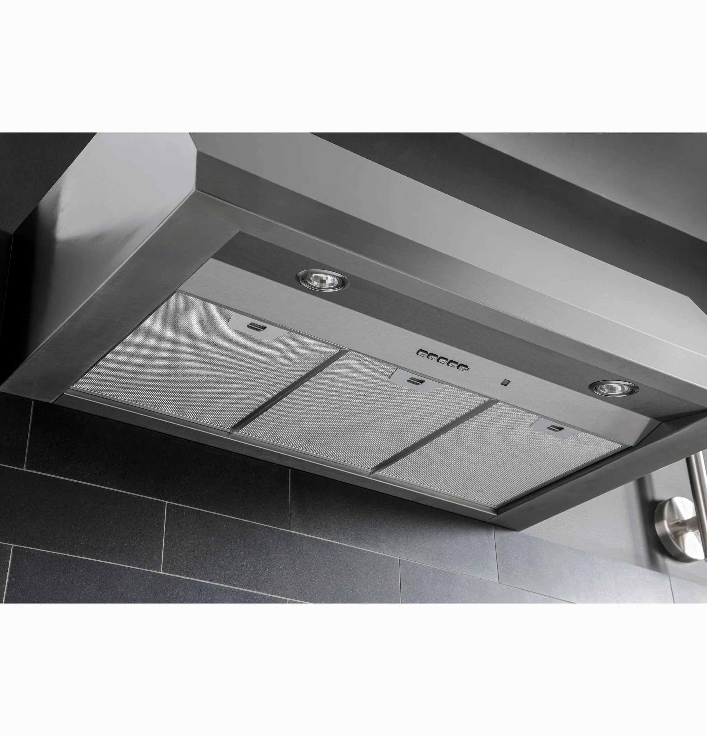 Haier UVW8364SPSS 36" Designer Wall Mount Hood W/ Dimmable Led Lighting