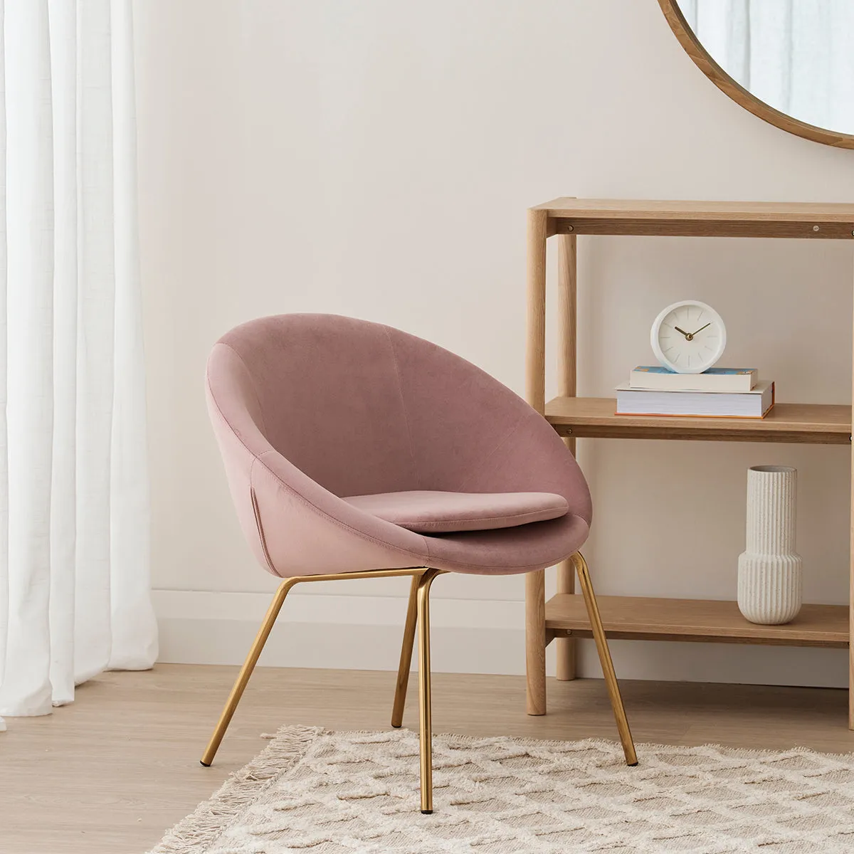 Halo Velvet Lounge Chair