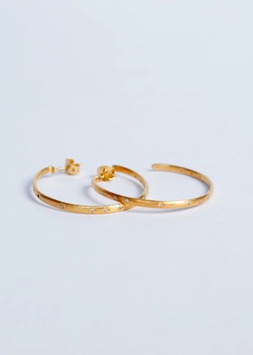 Instant Hot Deal Limited Time Offer! Hanka Star Earrings In Zirconium