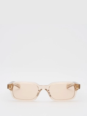Hanky Sunglasses In Crystal Beige And Peach Lens Special Occasion Discount Steal Todays Offer